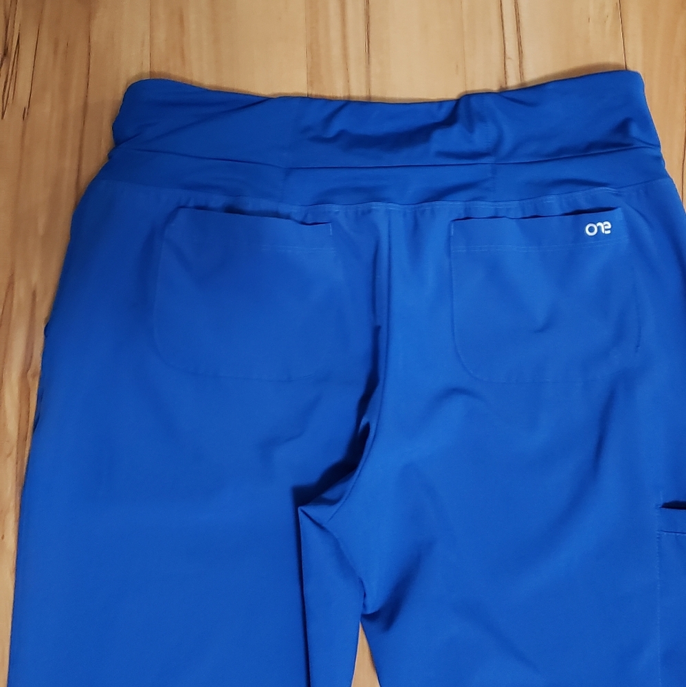 BARCO ONE KNIT WAIST DRAWSTRING CARGO SCRUB PANTS - Picture 12 of 14